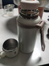 【年末特惠】2025新款高顏值帶杯蓋泡茶不銹鋼保溫杯H 白色【600ml時(shí)尚保溫杯】 曬單實(shí)拍圖