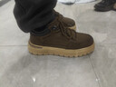 公牛世家男鞋秋冬季新款軟底中高幫工裝鞋子男士馬丁靴增高幫休閑皮面板鞋 卡其【四季款單鞋】GN125105328 43 (標準運動(dòng)碼) 曬單實(shí)拍圖