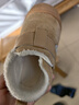 泰蘭尼斯童鞋冬季學(xué)步鞋加絨加厚保暖短靴防滑雪地靴子兒童棉鞋棕黃色25 曬單實(shí)拍圖