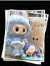 泡泡瑪特（POP MART）LABUBU 坐坐派對系列 二代坐坐搪膠毛絨掛件15cm 曬單實(shí)拍圖