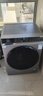 海爾（Haier）滾筒洗衣機全自動(dòng)10KG 25年新品丨一級變頻+超薄嵌入+1.11洗凈比+AI減震+沖浪洗+雙噴淋XQG100-25C 曬單實(shí)拍圖
