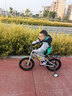 鳳凰（Phoenix）兒童自行車(chē)寶寶腳踏車(chē)自行車(chē)3-8-18歲童車(chē)雙碟剎帶輔助輪16寸銀色 曬單實(shí)拍圖