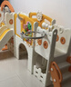 佟年萌樂(lè )兒童滑滑梯室內家用2至10歲寶寶滑梯秋千二合一攀爬架多功能樂(lè )園 橘小神童組合+畫(huà)板積木過(guò)道+平臺 無(wú)規格 曬單實(shí)拍圖