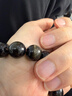 石玥珠寶收藏級14mm金貓眼天然黑曜石手串本命年轉運珠水晶手鏈男女士款 曬單實(shí)拍圖