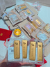 中國黃金（CHINA GOLD）AU9999新款薄片投資金條 100g 100g 曬單實(shí)拍圖