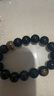 鳳禧珠寶天然黑曜石手串生肖?；⑻摽詹仄兴_本命年護身符手鏈新年禮物 曬單實(shí)拍圖