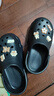 俞兆林洞洞鞋女戶(hù)外EVA厚底增高沙灘涼拖鞋外穿 YG104 黑色  35-36  曬單實(shí)拍圖