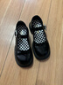 甜苗苗兒童皮鞋女學(xué)院風(fēng)小皮鞋黑色新款公主鞋小女孩表演單鞋元旦演出鞋 女童時(shí)尚休閑小皮鞋【黑色小花】 32 碼【內長(cháng)約19.5cm】尺碼偏小 曬單實(shí)拍圖