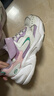 Skechers斯凱奇兒童鞋復古運動(dòng)鞋女童鞋秋冬新款鞋緩震跑步鞋303967L 女童/白色/薰衣草色/WLV 33 曬單實(shí)拍圖