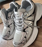 回力官方男鞋冬季老爹鞋女情侶款增高休閑鞋潮流運動(dòng)鞋子男 銀灰 37 曬單實(shí)拍圖