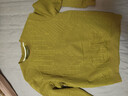 太平鳥(niǎo)男裝衛衣空氣層提花圓領(lǐng)上衣潮 B2CRE4150 黃綠色1 XL 曬單實(shí)拍圖