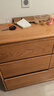 京東京造家居林中夢(mèng)實(shí)木斗柜 北美FAS橡木優(yōu)質(zhì)五金滑軌 臥室收納柜9斗柜 曬單實(shí)拍圖