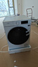 海信璀璨棉花糖洗烘套裝E5Q 10KG I5滾筒洗衣機+三變頻熱泵烘干機 6D透視判干i5 WF100E5Q+DH100E5Q 曬單實(shí)拍圖