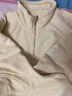 百圖（betu）女裝2025年冬季新款衛衣休閑風(fēng)內里薄絨寬松長(cháng)袖上衣女2510T62 米白 M 曬單實(shí)拍圖