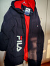 斐樂(lè )FILA兒童羽絨服中長(cháng)款2025冬季新款男女童外套工裝風(fēng)保暖上衣 傳奇藍-NV 165 曬單實(shí)拍圖