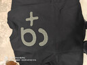 金利來(lái)（Goldlion）g+男士衛衣春秋潮流ins百搭廓型新款章仔logo圓領(lǐng)國潮上衣 99-黑色 XL 曬單實(shí)拍圖