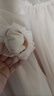 戴維貝拉兒童連衣裙春裝女童網(wǎng)紗公主裙寶寶周歲禮服裙子 曬單實(shí)拍圖