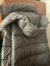 播商場(chǎng)同款絎縫半高領(lǐng)連帽羽絨服女24冬季新款短款外套BDR4RD4114 G60羽灰 XL 曬單實(shí)拍圖