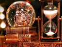 皓梵潔水晶球八音盒音樂(lè )盒女孩生日禮物10女生男生8-12歲高級14沙漏擺件 摩天輪【沙漏+音樂(lè )底座+燈光】 曬單實(shí)拍圖