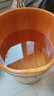 瑤妹【特價(jià)清倉撿漏】泡腳桶木桶家用洗腳盆木質(zhì)泡腳盆養生桶洗腳桶 橡膠木雙耳無(wú)按摩50厘米 曬單實(shí)拍圖