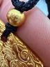 老廟黃金吊墜無(wú)事牌祥云足金999項鏈男款送男友女友生日結婚紀念禮物 約40g（定制款7-10個(gè)工作日） 曬單實(shí)拍圖