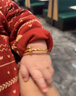 中國黃金（CHINA GOLD）黃金寶寶金手鐲足金光圈百日禮兒童滿(mǎn)月周歲出生禮 【一對】素圈丨約6.26g 曬單實(shí)拍圖
