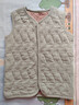 浪莎（LangSha）兒童保暖馬甲女童羊毛背心學(xué)生內穿秋冬款校服神器加絨加厚馬夾 曬單實(shí)拍圖