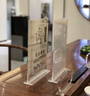美吉萬(wàn)A5臺卡T型亞克力展示牌桌牌雙面豎款臺牌立牌席卡水牌亞克力板座位牌桌簽牌臺簽會(huì )議展示牌10個(gè)裝 曬單實(shí)拍圖