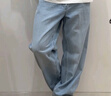 優(yōu)衣庫常規款男裝女裝寬松直筒牛仔褲/水洗產(chǎn)品25秋冬新款479322 479322/63天藍色 32 /170/82A 曬單實(shí)拍圖