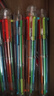 潤華年彩色筆 日韓多色圓珠筆個(gè)性多彩圓珠筆按壓式原子筆紅色圓珠筆 透明桿 六色圓珠筆 10支裝 曬單實(shí)拍圖