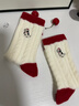 JIOESC圣誕襪子女秋冬季加厚保暖本命年毛絨棉襪新年紅色冬天睡眠地板襪 【新年毛絨襪】雪人+圣誕臘腸+圣誕樹(shù) 【3雙裝】 曬單實(shí)拍圖