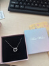 禮盼S999足銀純銀跳動(dòng)的心吊墜項鏈女款新款送女生生日情人圣誕節禮物 鍍銀心跳項鏈【精美禮盒】 曬單實(shí)拍圖