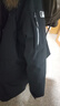 MLB PANDA韓國正品派克服羽絨服中長(cháng)款男女情侶款連帽運動(dòng)保暖鵝絨工裝外套 小標黑色 M 曬單實(shí)拍圖