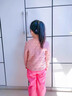 兒童棉服內穿男女童棉襖外套小學(xué)生蠶絲棉衣蠶絲加厚內膽校服神器 粉色 110 曬單實(shí)拍圖