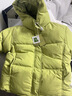 威爾貝魯（WELLBER）男女兒童羽絨服加厚棉服外套寶寶白鴨絨面包服25冬新款原野綠100 曬單實(shí)拍圖