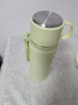 蘇泊爾（SUPOR）保溫杯316L不銹鋼水杯便攜大容量泡茶杯真空保溫杯學(xué)生杯子 嫩芽綠520ML 曬單實(shí)拍圖