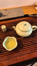 周澤堂[新年禮物] 粉青汝窯茶壺 景德鎮高檔陶瓷茶水分離功夫泡茶壺喬遷 祥云如意壺 260ml 曬單實(shí)拍圖