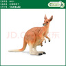 COLLECT英國CollectA我你他仿真野生動(dòng)物模型玩具88921紅袋鼠母子2021 曬單實(shí)拍圖