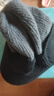 笙格兒帽子男士冬天護耳防風(fēng)鴨舌帽男款爸爸冬季防寒加絨加厚針織毛線(xiàn)帽 灰頂黑檐 帽圍（55-59CM） 曬單實(shí)拍圖