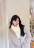 viney冬季圍巾女保暖雙面毛圍脖韓版仿狐貍毛生日新年禮物送女生女友 【米白色禮盒裝】送老婆高顏值 高級感獺兔毛內襯護頸防寒 曬單實(shí)拍圖