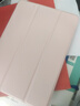 恒壕貼 適用iPad 5/6保護套9.7英寸2018/2017款蘋(píng)果平板電腦保護殼三折防摔智能休眠輕薄皮套 西柚粉【智能休眠皮套】配觸屏筆 iPad 5/6通用【9.7英寸】 曬單實(shí)拍圖