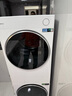 美的（Midea）清風(fēng)明月2.0洗烘塔 滾筒洗衣機全自動(dòng)10KG 帶烘干洗烘一體 熱泵 MGH20A-W+AIR 以舊換新 國家補貼  曬單實(shí)拍圖