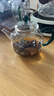 北大史（BEIDASHI）玻璃茶壺泡茶壺耐熱玻璃彩把花茶壺綠茶壺玻璃壺功夫小茶壺單壺 品茗壺260ML 曬單實(shí)拍圖