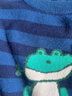 幼嵐（ALLBLU）幼嵐童裝「手工勾花」100%羊毛毛衣24秋季新款兒童男女童舒適毛衣 青蛙玩具（藏青條紋） 110 cm 曬單實(shí)拍圖
