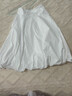VEROMODA半身裙2025秋冬新款純棉純色高腰A字云朵裙百搭時(shí)尚新年過(guò)年 本白色 XS 曬單實(shí)拍圖