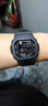 卡西歐（CASIO）G-SHOCK系列經(jīng)典小方塊街頭時(shí)尚運動(dòng)防水防震方形手表男送禮推薦 小黑圈GW-M5610U-1B太陽(yáng)能+電波 曬單實(shí)拍圖