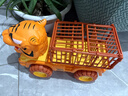 超大號慣性滑行老虎工程車(chē)男孩子運輸車(chē)益智玩具車(chē)仿真動(dòng)物 【橙色】老虎運輸車(chē)15件套 曬單實(shí)拍圖