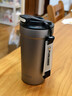 富光純鈦保溫杯鈦咖啡杯大容量高檔商務(wù)鈦杯便攜車(chē)載雙飲隨行水杯子 太空灰560ml【內外純鈦+一蓋雙飲】 曬單實(shí)拍圖