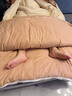 愛(ài)夢(mèng)軒可拆洗新疆棉花膽睡袋成人雙層紗冬季加厚防寒家用宿舍四季防踢被 120x225立宵杏【1薄1厚膽 10~20℃】9.5斤 曬單實(shí)拍圖