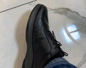 金利來(lái)（goldlion）男鞋男士休閑鞋時(shí)尚簡(jiǎn)約保暖舒適休閑皮鞋G508240050AAL黑色41 曬單實(shí)拍圖